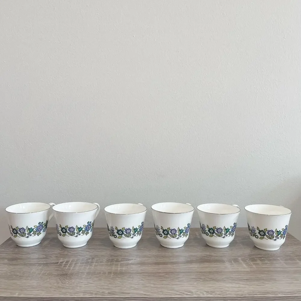 Set of 6 - Royal Doulton, Esprit - Tea Cups